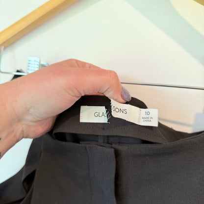 Glassons Size 10 Cut Out Hip Wide Leg Pants