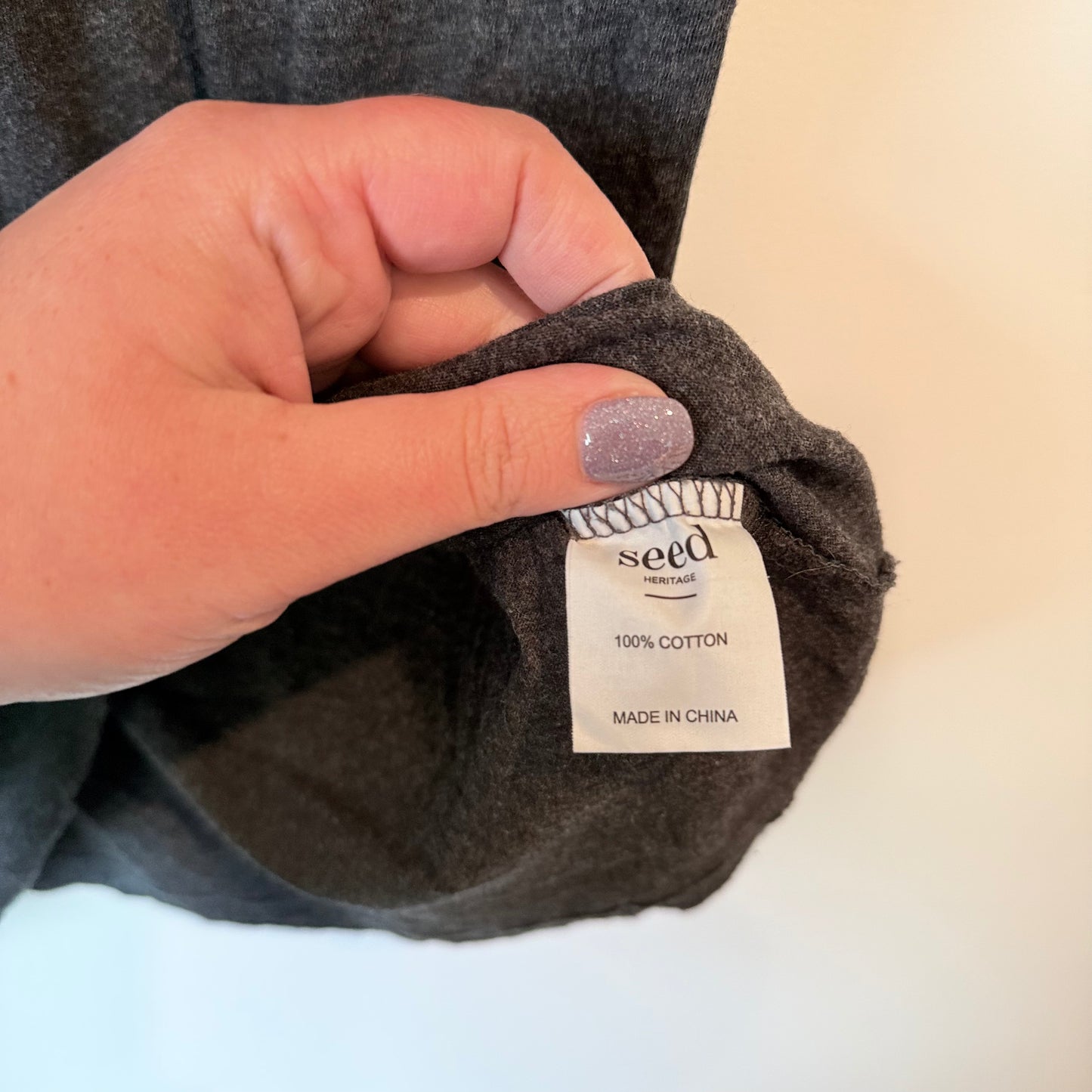 Seed Heritage Size S "Saturday" 100% Cotton Tee