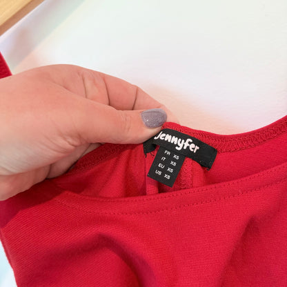 Jennyfer Size XS Red Dress
