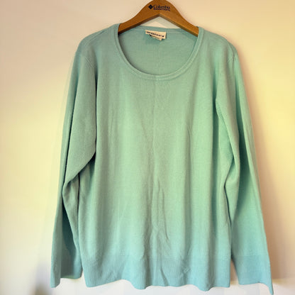 Miller's Size XXL Mint Crewneck Long-Sleeve Sweater
