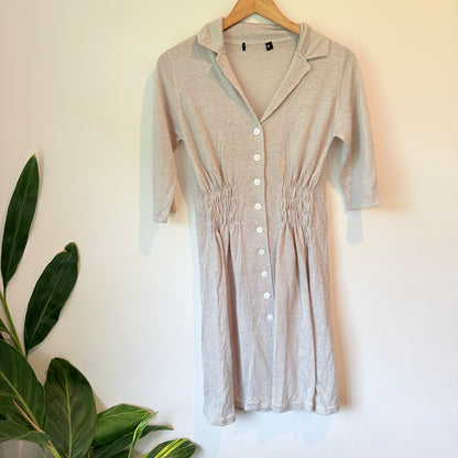 Cut Label Size XS Linen / Viscose Knit Dress