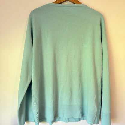 Miller's Size XXL Mint Crewneck Long-Sleeve Sweater