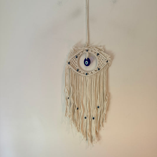 Macrame Evil Eye Wall Hanging
