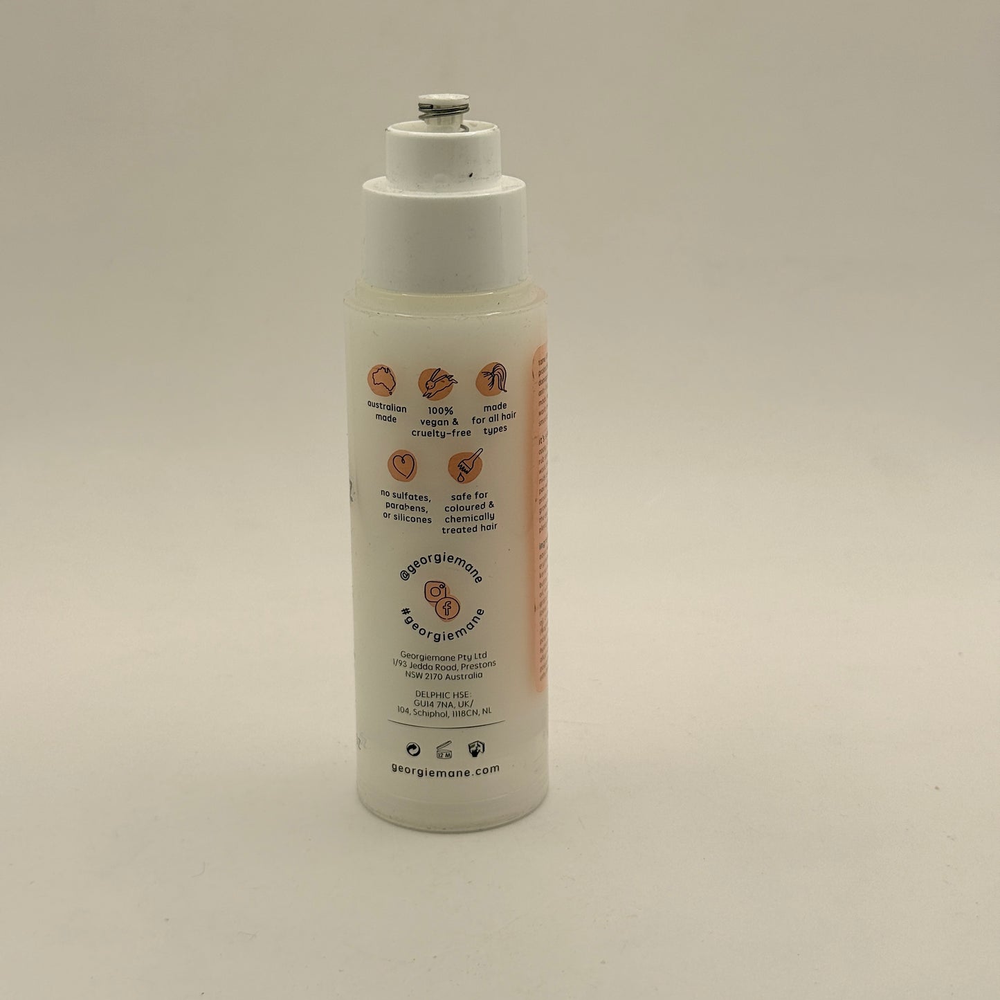 Georgiemane Anti-Frizz Serum – 100 ml (Broken Pump)