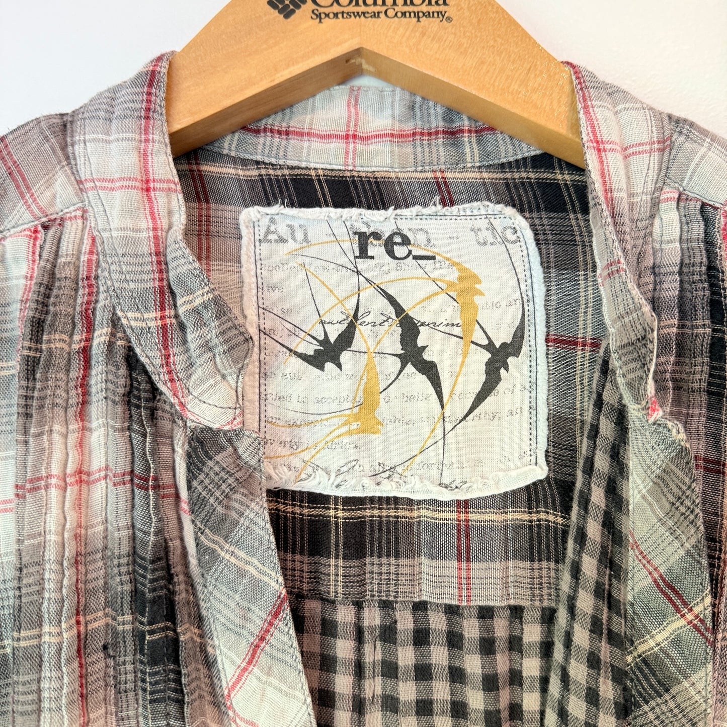 Re_ Size 14 Plaid Flannel Long-Sleeve Shirt