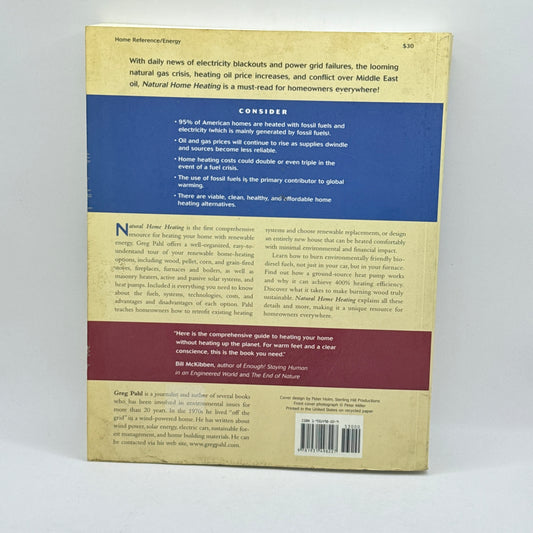 Natural Home Heating by Greg Pahl