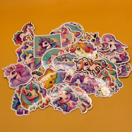 50pc Unicorn Decal Pack