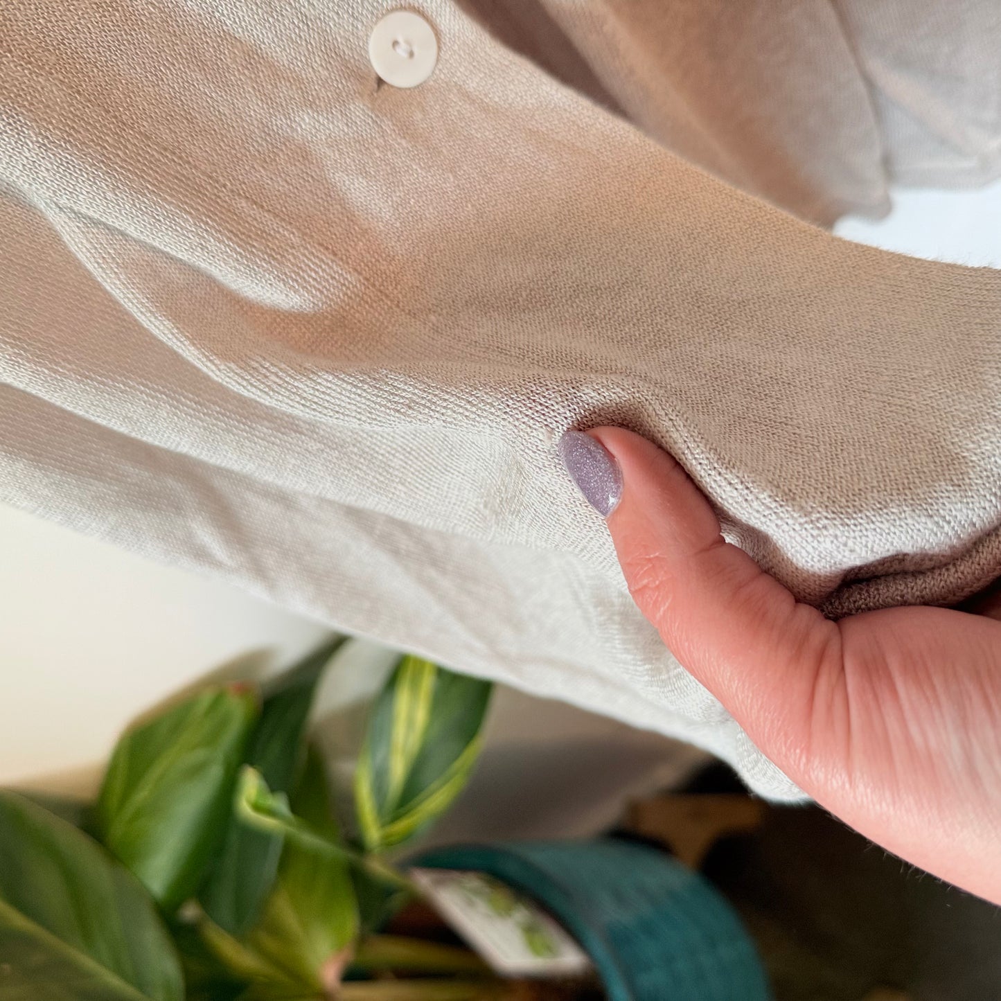 Cut Label Size XS Linen / Viscose Knit Dress