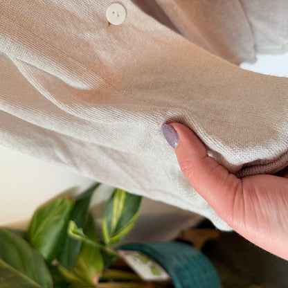 Cut Label Size XS Linen / Viscose Knit Dress