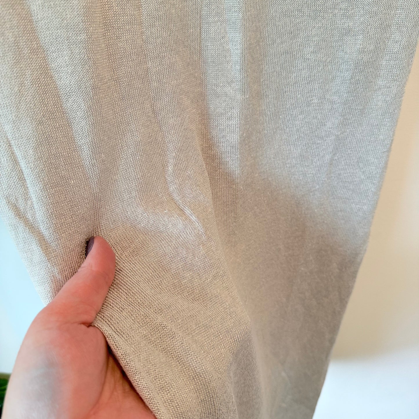 Cut Label Size XS Linen / Viscose Knit Dress