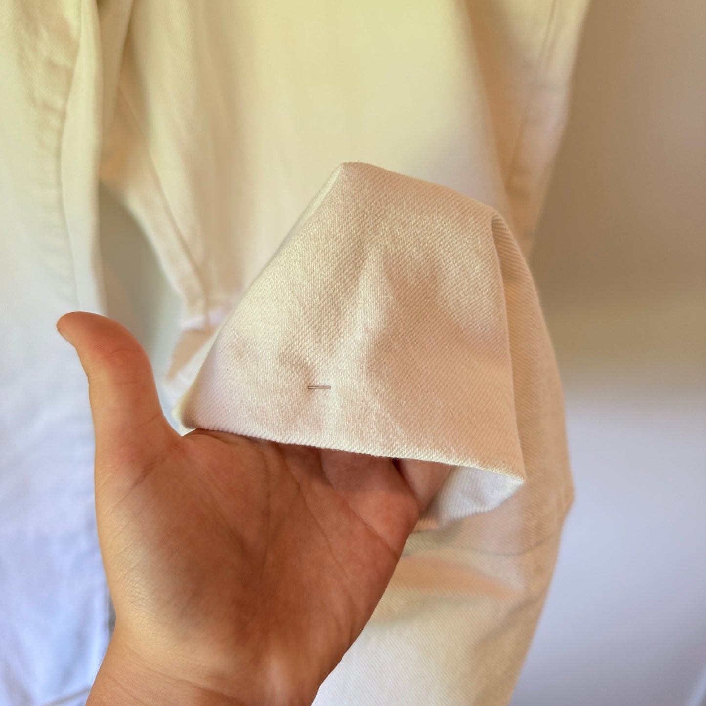 Cotton:On Size 20 Off-White High-Rise Wide-Leg Denim Jeans