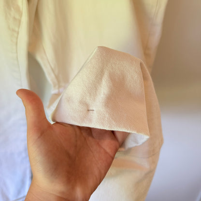 Cotton:On Size 20 Off-White High-Rise Wide-Leg Denim Jeans