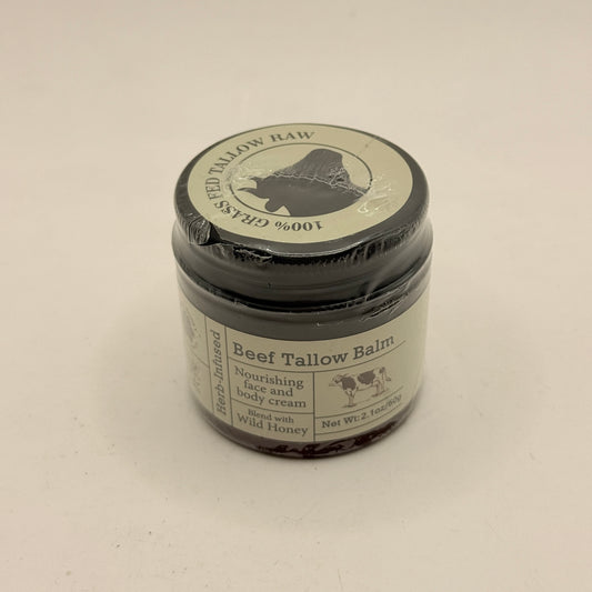 Grass-Fed Beef Tallow Balm with Wild Honey – 60 g