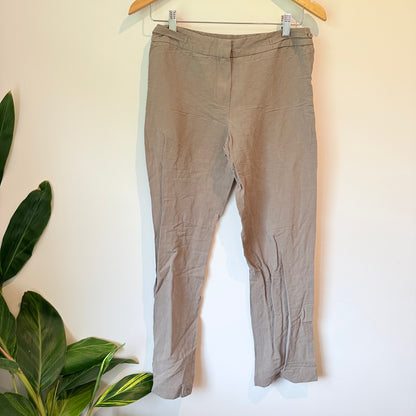 Armani Collezioni Size 38 Linen / Viscose Blend Pants