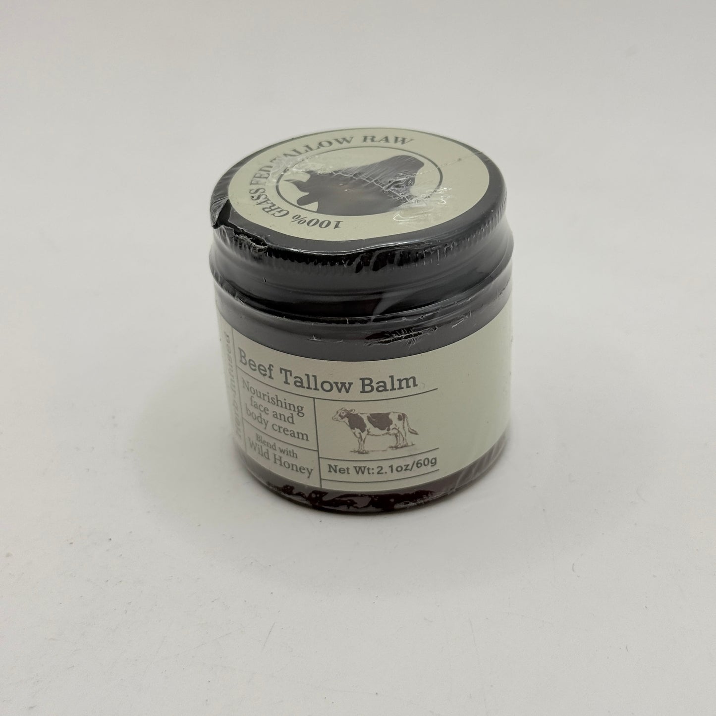 Grass-Fed Beef Tallow Balm with Wild Honey – 60 g