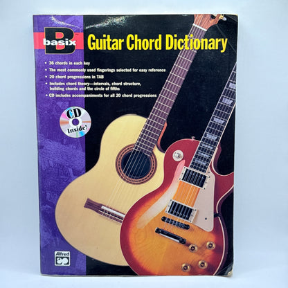 Basix Guitar Chord Dictionary by Alfred Publishing