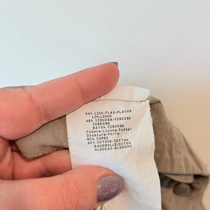 Armani Collezioni Size 38 Linen / Viscose Blend Pants