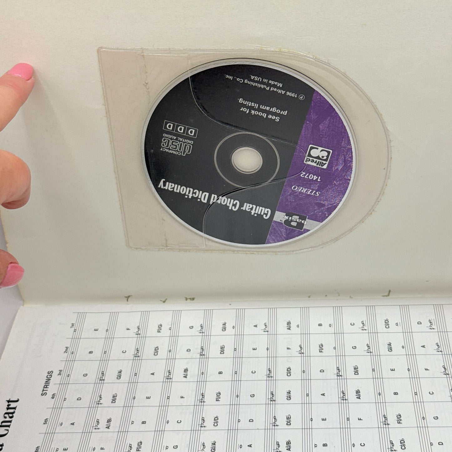 Basix Guitar Chord Dictionary by Alfred Publishing