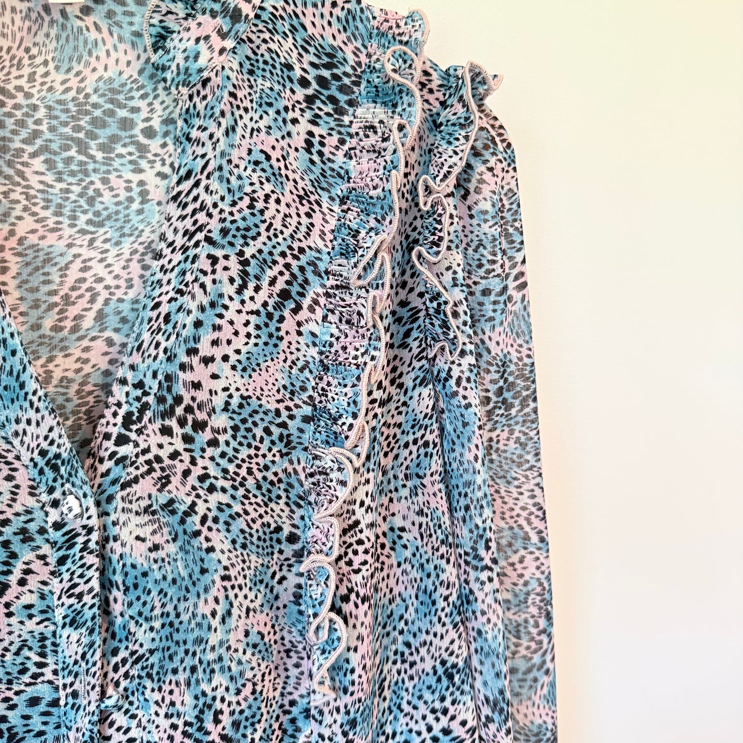 Love & Roses Size 12 Ruffle Blouse