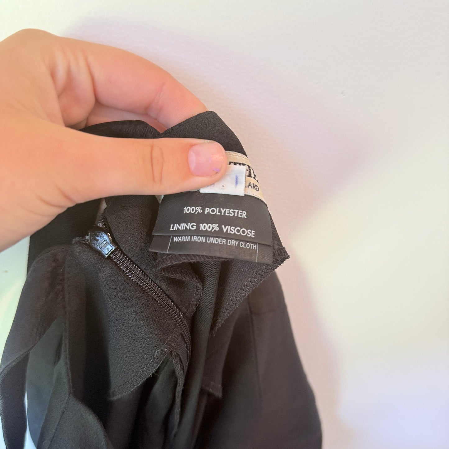 Keith Matheson Size 12 Black Mini Dress (NZ Made)