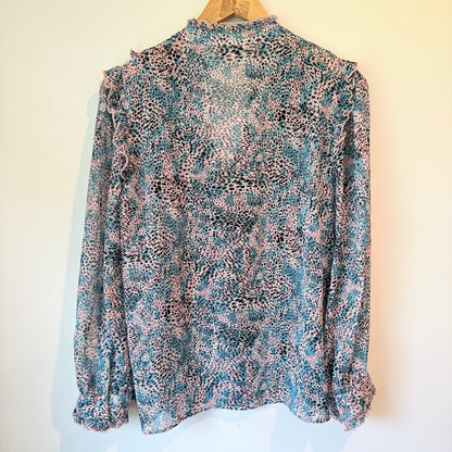 Love & Roses Size 12 Ruffle Blouse
