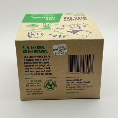 The Crafty Weka Bar – Original Flavour (Box of 12 x 75g Bars)
