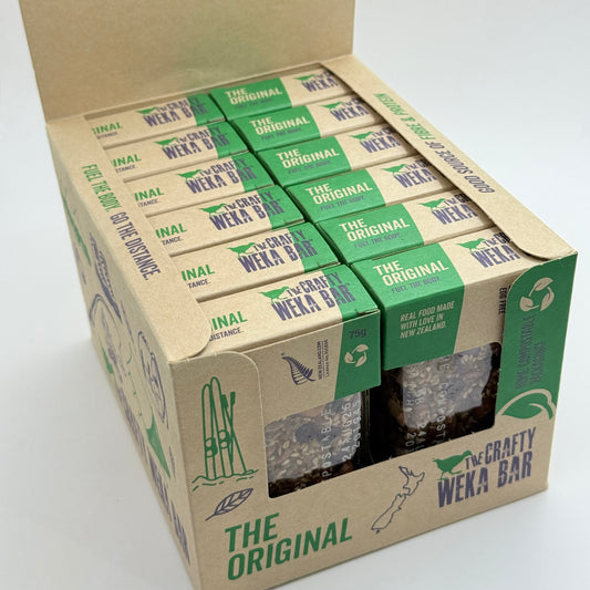 The Crafty Weka Bar – Original Flavour (Box of 12 x 75g Bars)