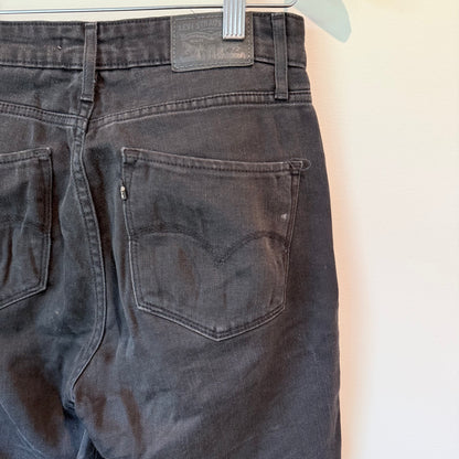 Levi's 721 High Rise Skinny Black Jeans - Size 27