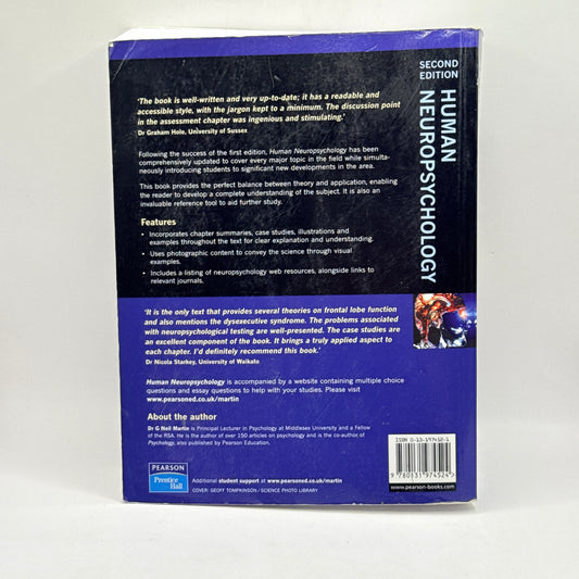 Human Neuropsychology by G. Neil Martin