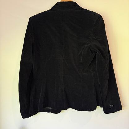 Severine Peraudin Size U/Arm 48cm Black Corduroy Jacket