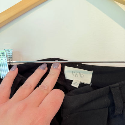 Willa Size 8 Black Pants