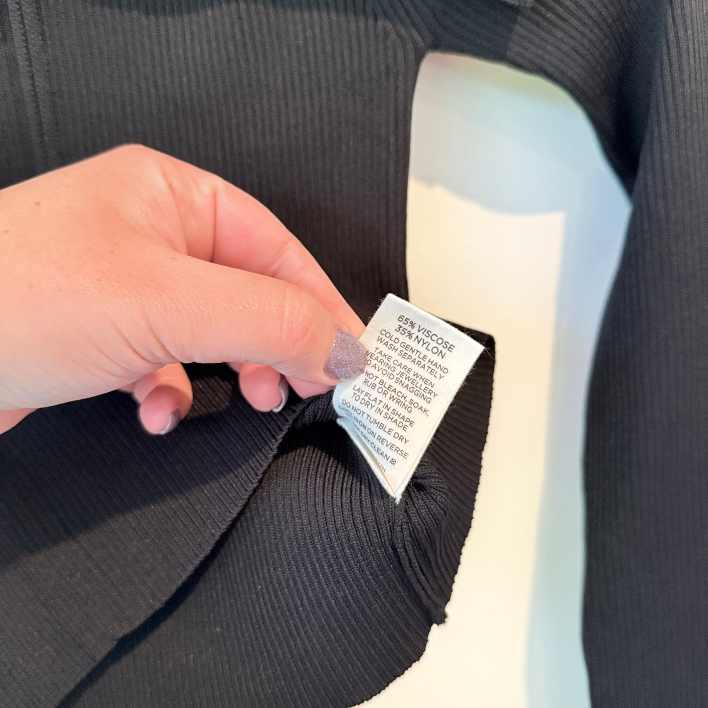 Glassons XS Ribbed Zip Up Top