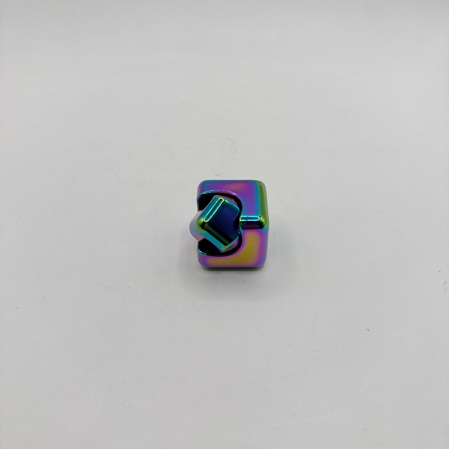 Rainbow Metal Fidget Cube