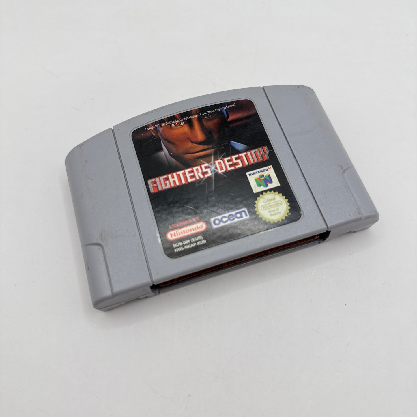 Fighter’s Destiny N64 Game Cartridge (1997)
