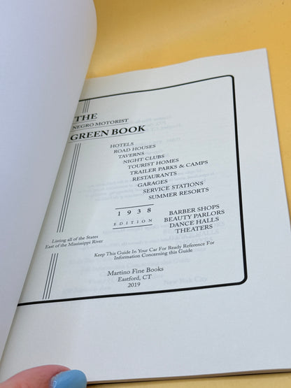 The Negro Motorist Green-Book (1938 Edition) by Victor H. Green