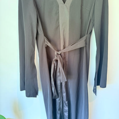 Rozelle Zheng Size S Black Long-Sleeved Tunic Dress