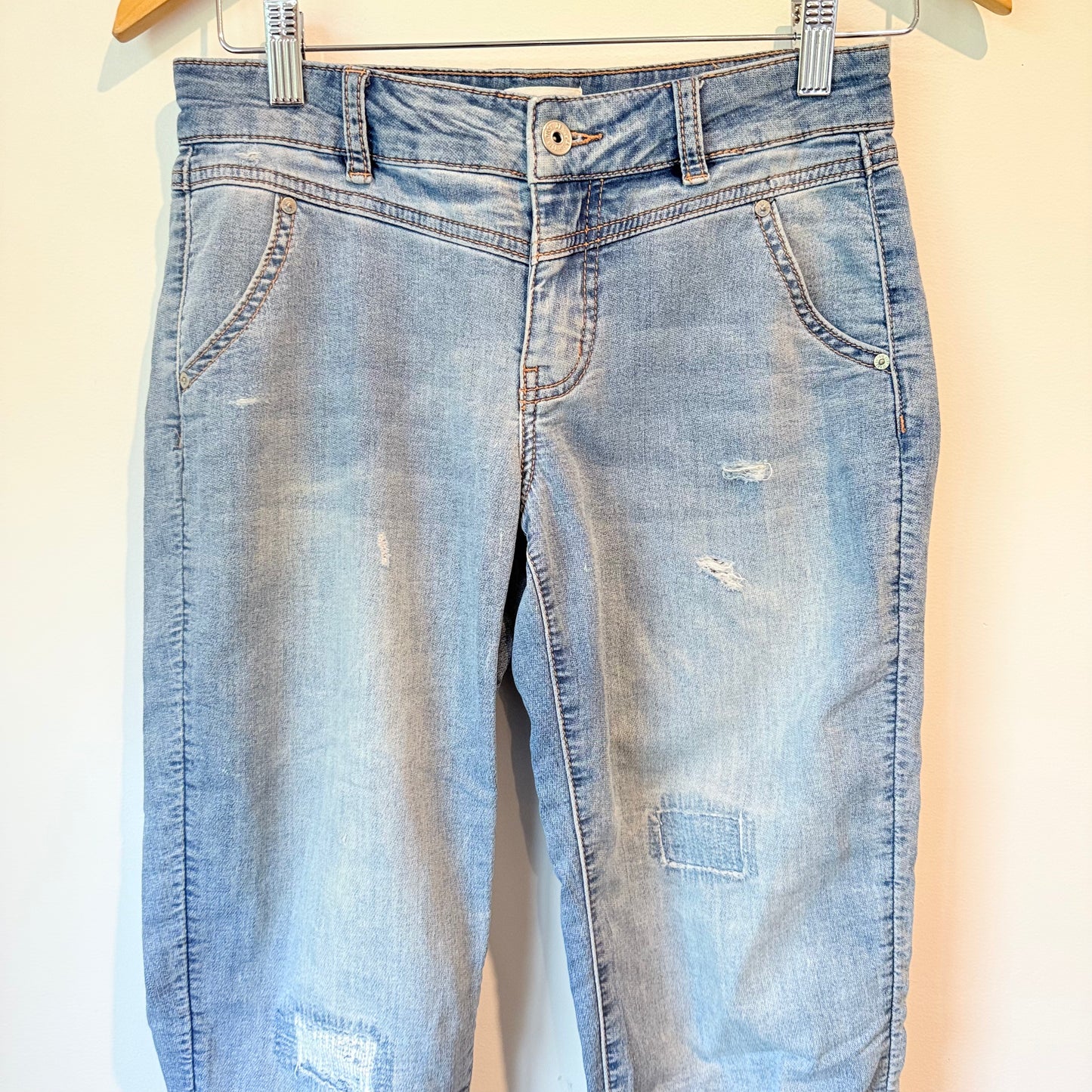 Just Jeans Size 6 Amaze Knit Denim Mid Rise Jeans