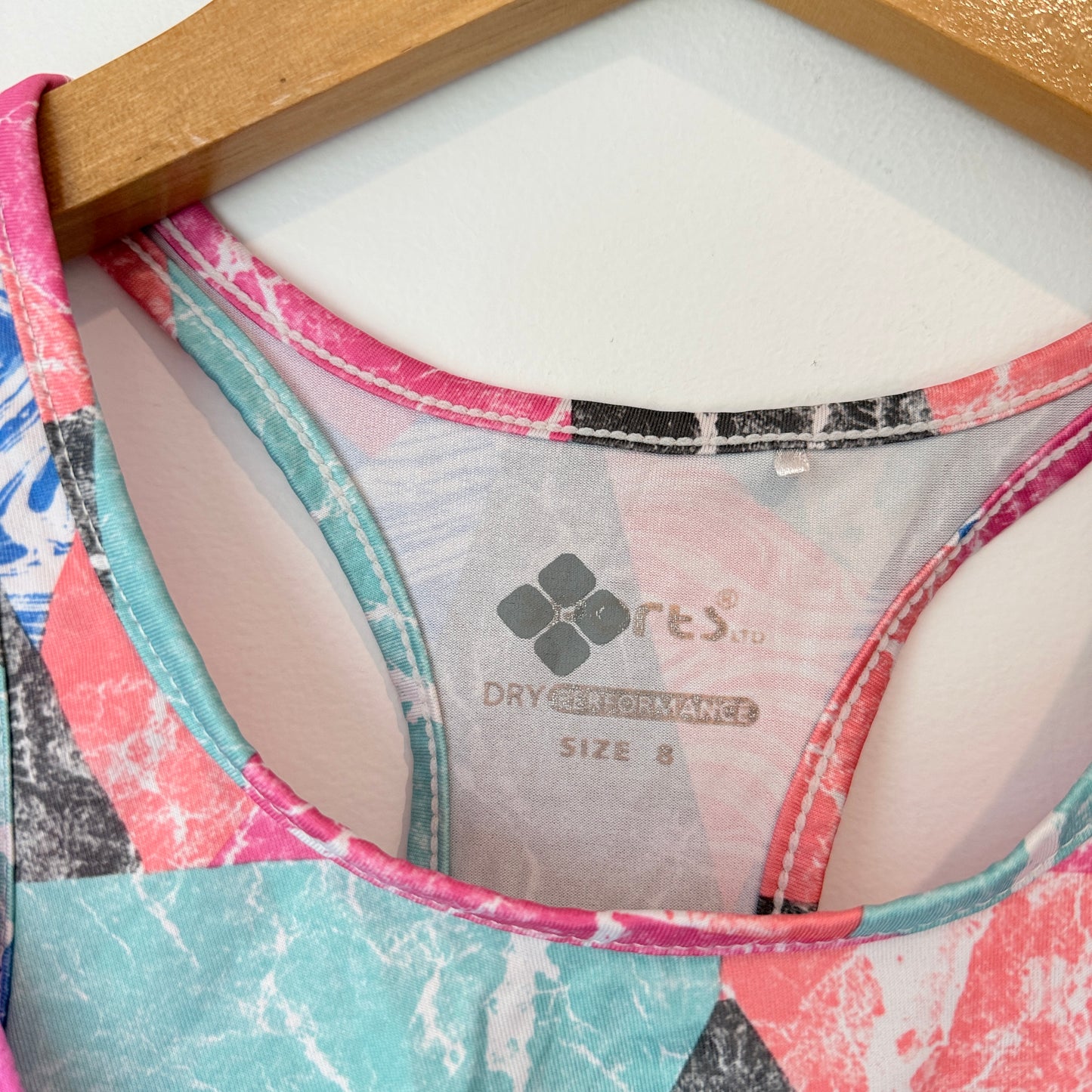 Sports Size 8 Dry Performance Tank Top