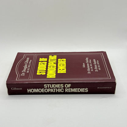 Studies of Homoeopathic Remedies by Dr Douglas Gibson