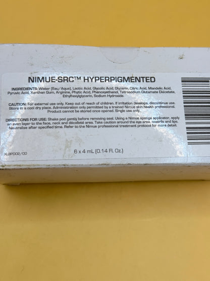 Nimue Professional SRC Hyperpigmented Treatment 6x4ml Professional Skin Pods