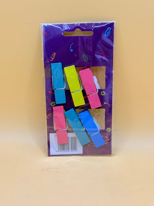 Craft Peg Clips Decorative Mini Pegs Llama Cactus Craft Accessories