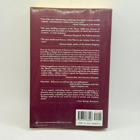 The Passion of the Western Mind by Richard Tarnas