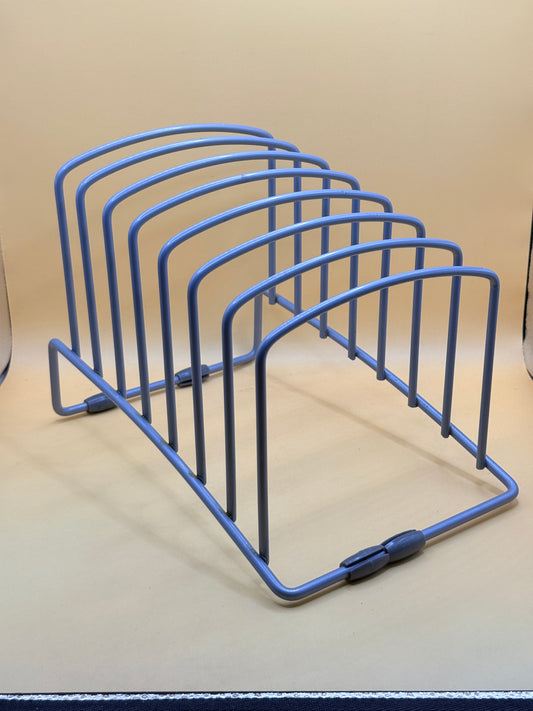 Urban Blue Metal Plate Organizer Rack