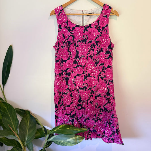 City Collection Size 14 Floral Sleeveless Dress