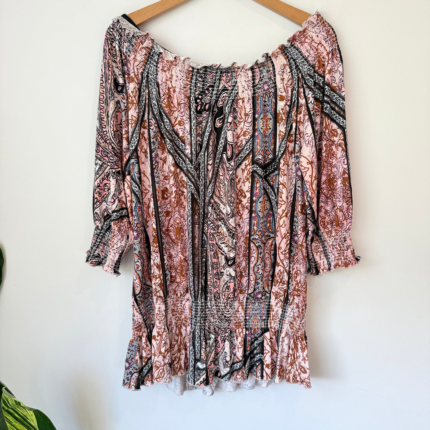 Urban Size 12 Smocked Peasant Top