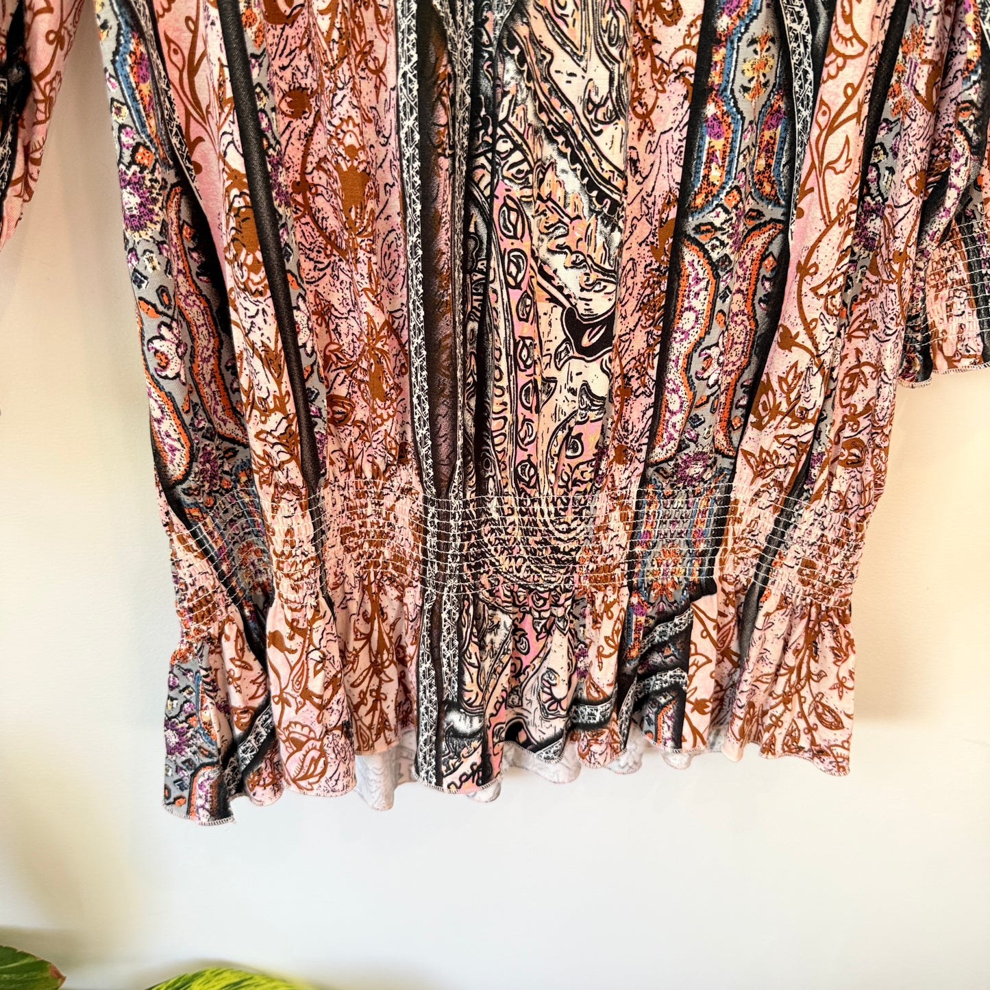 Urban Size 12 Smocked Peasant Top