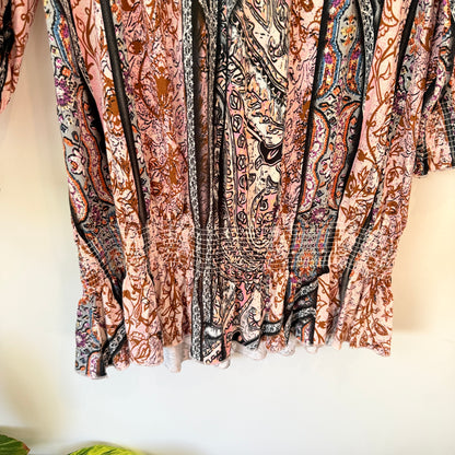 Urban Size 12 Smocked Peasant Top