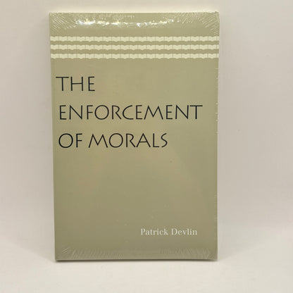 The Enforcement of Morals by Patrick Devlin