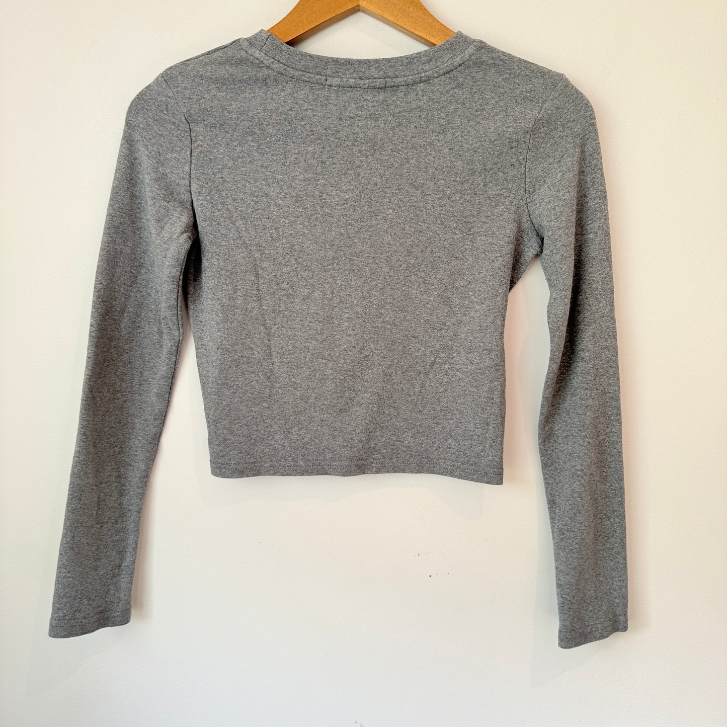 VGNZ Size S Silver Gray Crop Top