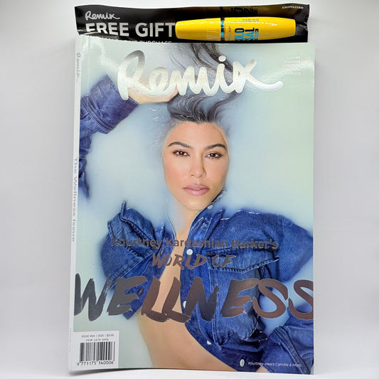 Remix Wellness Issue (Issue #124, Kourtney Kardashian Barker) with Free Mascara